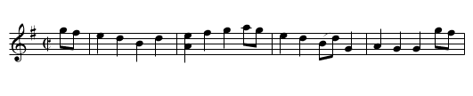 Old Sage Fields [2] - staff notation