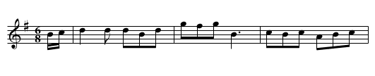 Old Set Tune - staff notation