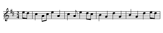 Old Seven Spot - staff notation