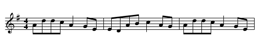 Old Slipper Shoe - staff notation
