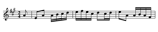 Old Soldier [2] - staff notation