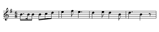 Old Soldier, The - staff notation