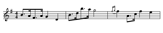 Old South Schottische - staff notation