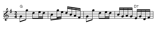 Old Time Reel - staff notation