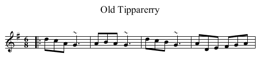 Old Tipparerry - staff notation