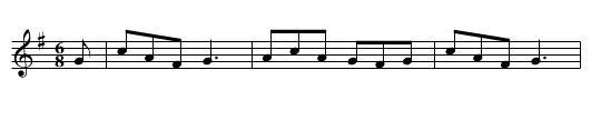 Old Tipperary - staff notation