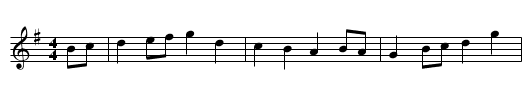 OLD TOM OF OXFORD - staff notation