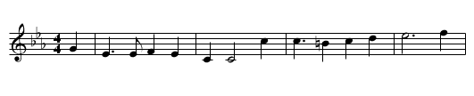 Old Wichet - staff notation