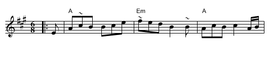 Old Woman Tossed in a Blanket - staff notation