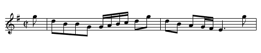 Old Woman's Oratory, The - staff notation