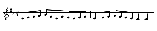 OLDHAM ROWLING HORNPIPE, THE  - staff notation