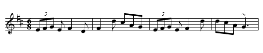Ollistrum - staff notation