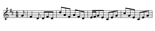 O'Mahony's Frolics - staff notation
