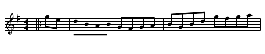 O'Mahony's Hornpipe - staff notation