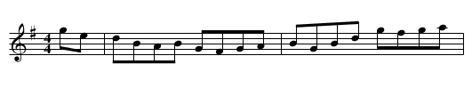 O'Mahony's Hornpipe - staff notation