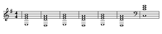 On Approval - staff notation