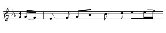 On Cessnock Ba nks - staff notation