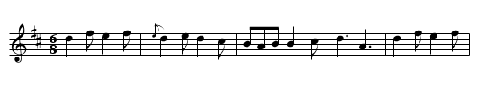On dit qu-ia quinze ans. - staff notation