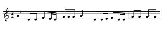 On Monday Morning - staff notation