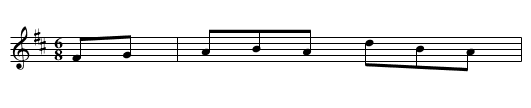 On the Beat to Galesburg - staff notation