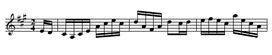 On the Road To Kingston Reel - staff notation