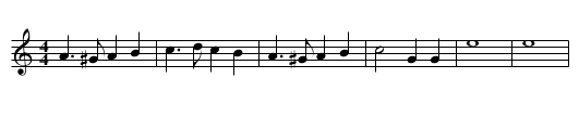 ON THE VOLGA - staff notation