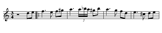 Ona's Lament - staff notation