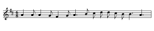 Once a Night - staff notation