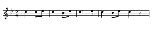 Ónde vas por agua (CT 283) - staff notation
