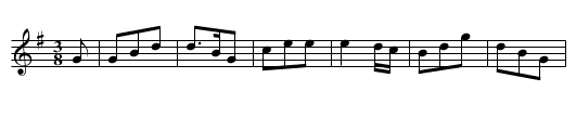 One Bottle More - staff notation