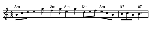 One For The Pot - staff notation