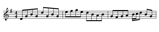 One For the Road - staff notation