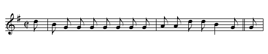 One Night Came On a Hurricane - staff notation