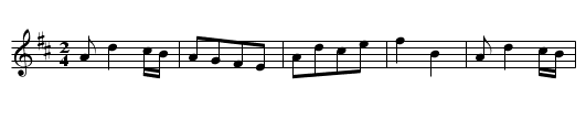 One, Two, Three - staff notation