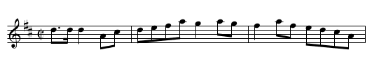 One-Eyed Riley - staff notation