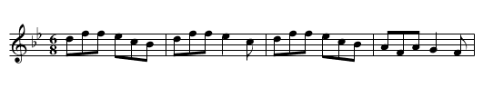 One-Horned Cow, The [3] - staff notation