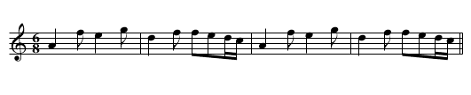 O'Neill's Riding - staff notation