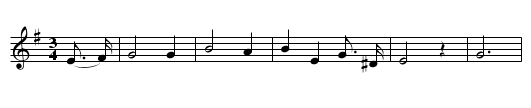 Onochio Oh (Irish Air from D. Corri) - staff notation