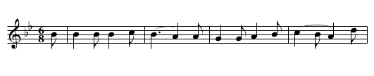 Oonah - staff notation