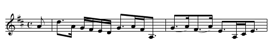 Oor Brigg - staff notation