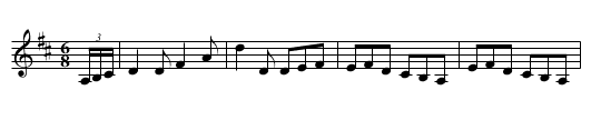 Opera Dance - staff notation