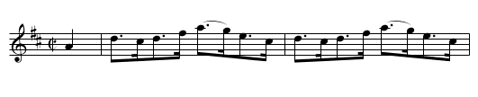 Opera Hornpipe [1] - staff notation
