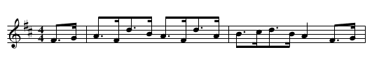 Opera Hornpipe [2]. RHu.091 - staff notation