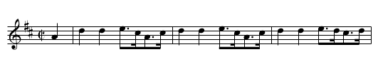 Opera Hornpipe [3] - staff notation