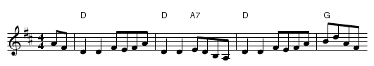 Opera Reel - staff notation