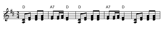Opsaj Diri - staff notation