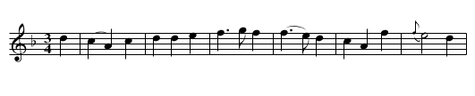 ORAN GAOIL - staff notation