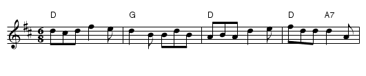 Orange in Bloom - staff notation