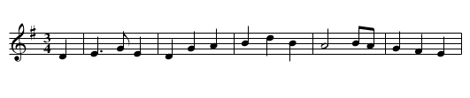Orange In Bloom - staff notation