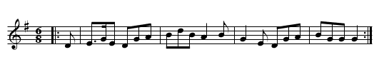 Orange in Bloom - staff notation
